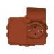  - SOCKET AQUAB 2S/16A/250V/IP44 PPR 0X RD - 1