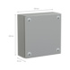 Kotelo Spacial SPX - ASENNUSKOTELO RST 200X200X80 IP66 - 2