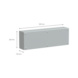 Metallikotelo Spacial SBM - RIVILIITINKOTELO FE 200X600X120 - 2