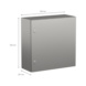  - WALL CABINET RST 304L 600X600X250MM - 2