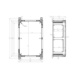 Muovikotelo ARCA - PC-KAAPPI ARCA 604021T 600X400X210MM - 2