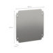 Asennuslevy Spacial S3D/S3X/PLM - ASENNUSLEVY 300X300 KXL S3D/S3X/PLM - 2