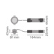 Alasvalo Spot Combo Adjust - ALASVALO SP ADJ IP20 8W/940 DALI VA - 2