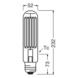 LED-lamppu NAV 150 LED FIL E40 - LED-LAMPPU NAV FIL V 48W/740 10000lm E40 - 2