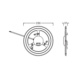  - LED RING MAGNETIC 22W 230MM CCT ML - 2