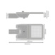 Katuvalaisin IP66 Streetlight Flex Small 2xZHAGA - VALAISIN SL FLEX 36W/740 5470lm 2XZHAGA - 2
