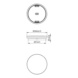 Yleisvalaisin IP54 CoreLine wall-mount DALI - VALAISIN COREL 3000/3200lm CCT IP54 DA - 2