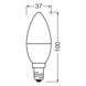  - LED-LAMP CLB 4,9W/827 470lm E14 OP - 2