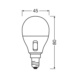 LED-pienkupulamppu CLASSIC P LED PERFORMANCE DIM OP E14 - LED-LAMPPU CLP 4,9W 3CCT 470lm E14 DI OP - 2
