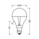 LED-pienkupulamppu CLASSIC P PERFORMANCE MIRROR DIM - LED-LAMPPU CLP 3,4W/827 400lm E14 DI SIL - 2