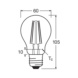 LED-lamppu CLASSIC A SUPERIOR ENERGY EFFIENCY DIM kirkas - LED-LAMPPU CLA 5W/840 1055lm E27D CL ELA - 2