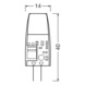  - LED LAMP PIN MICRO 2W/827 200lm DIM G4 - 2