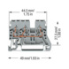  - 3-COND THROUGH TERMINA BLOCK  870-681 - 2