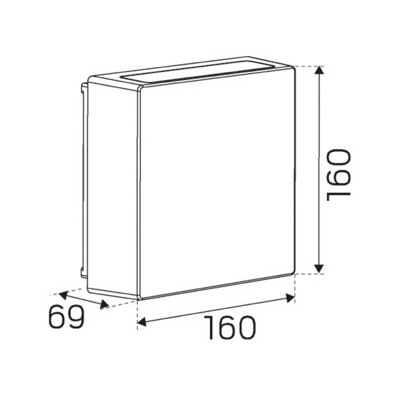 Seinävalaisin IP65 Pixo DIM - VALAISIN PIXO IP65 3560lm HA DIM
