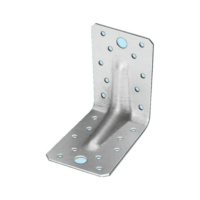 Angle bracket, reinforced, HDG