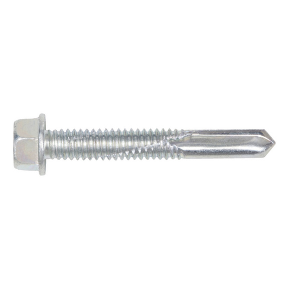 Fix master Drilling screw, hexagon head, long drill tip - DIN 7504-K ZN 5,5X50 DRILL NO.5