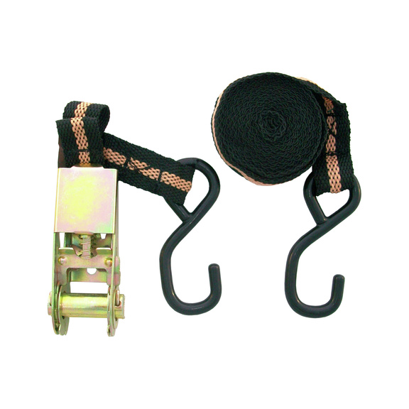 Binding sling with ratchet - FASTENING STRAP 3,5MX25MM 245KG RATCHET