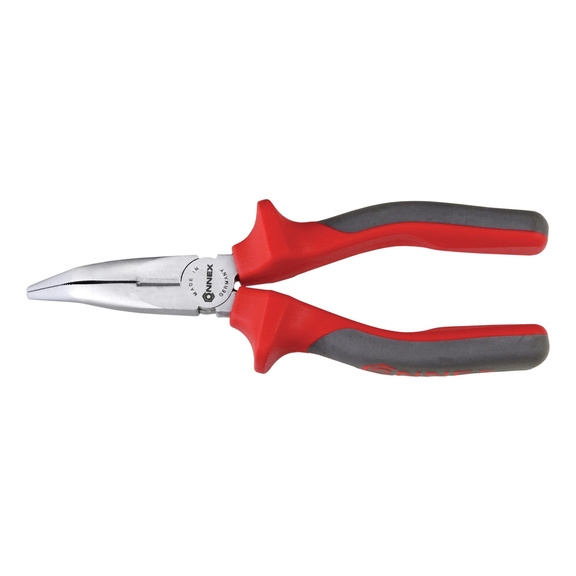 Flat round nose pliers, 45°