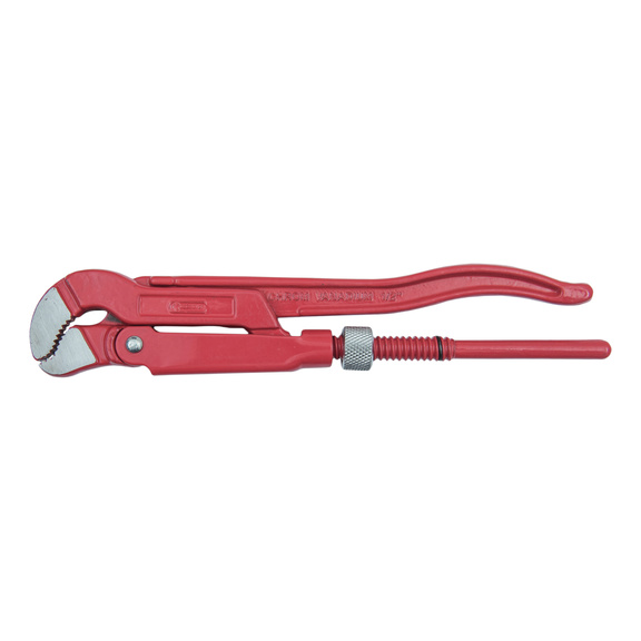Pipe wrench, S jaws, 45° - PIPE WRENCH CV 1/2.