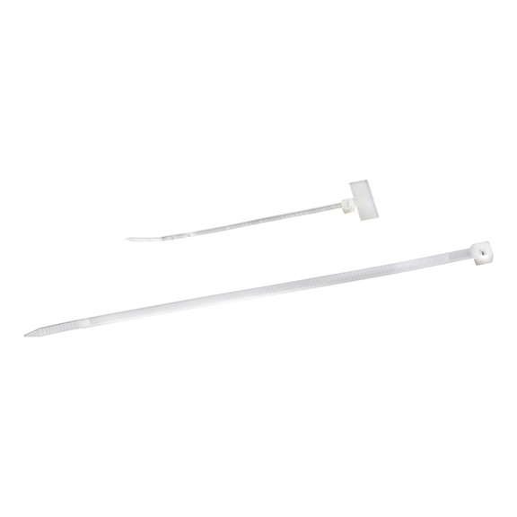 Cable tie, white JS - 17110 CABLE TIE JS. 2,5X100 100 WH