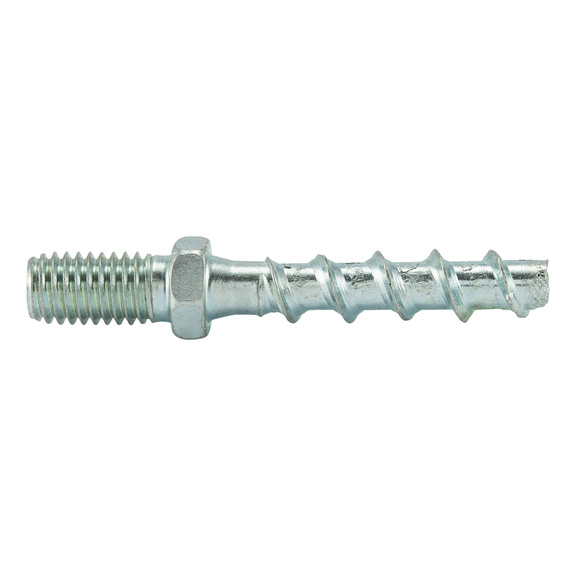 Fix master Toge Screw anchor with male thread Zinc-electroplated steel, TSM - TSM 6x55 M8x16 SW10