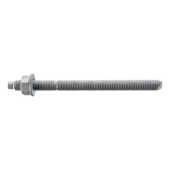 Chemical anchor stud, hot dip galvanised - STUD V-A 5.8 HDG M12X160