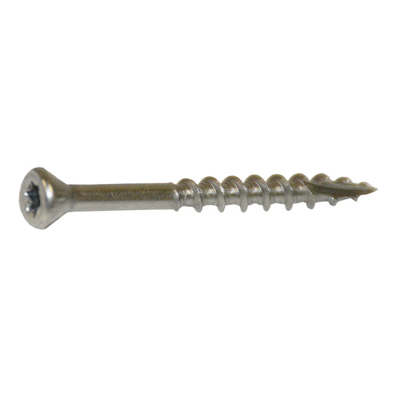 Fix master Terrace screw A2, cutting head, TX Stainless steel A2, bright - 1