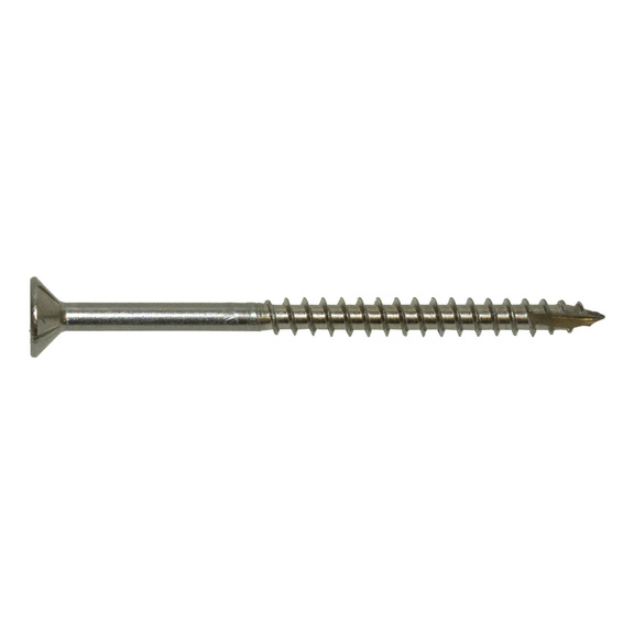 Fix master Terrace screw A2, cutting head, TX Stainless steel A2, bright