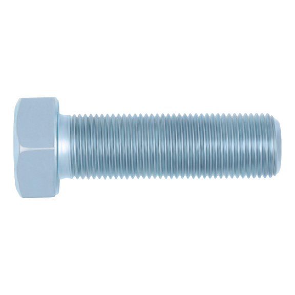 Hexagon screw, full thread, fine thread - DIN961 8.8 ZN M10X1X16