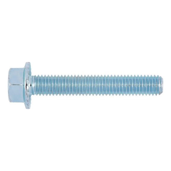 Fix master Hexagon screw with flange, serrated - 1