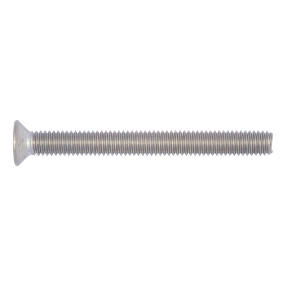 Slotted screw countersunk head, A2