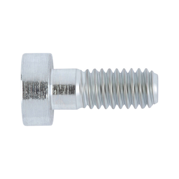 Hexagon screw, flat cylinder head, with a guide pin - DIN 6912 8.8 ZN M 8 X 30