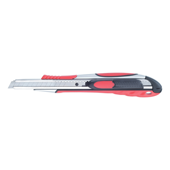 Retractable utility knife, 9&nbsp;mm, 2-in-1 - UNIVERSAL KNIFE 2 IN 1, 9MM