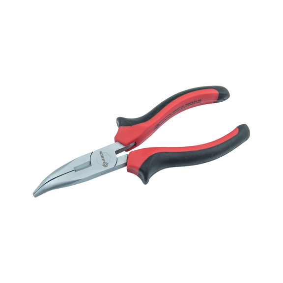 Flat round nose pliers, 2-comp., 45°