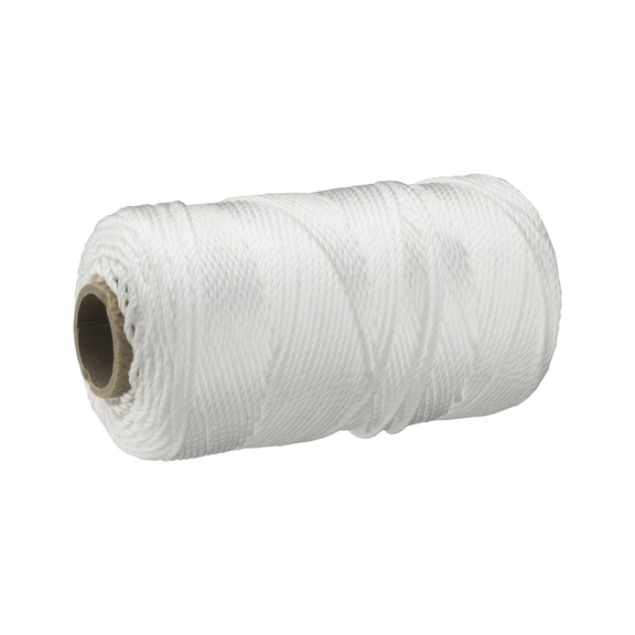 Polyamide string 1 mm white - PA CORD 1MM, 50M WHITE