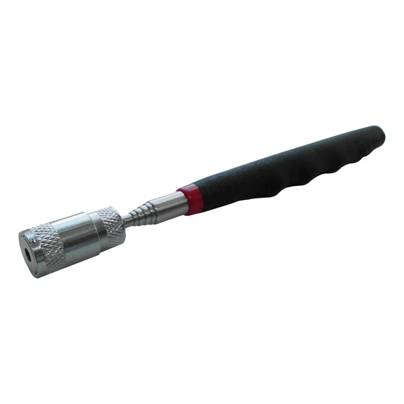 Telescoping magnet with LED - TELESCOPIC MAGNETIC PICK UP W. LED