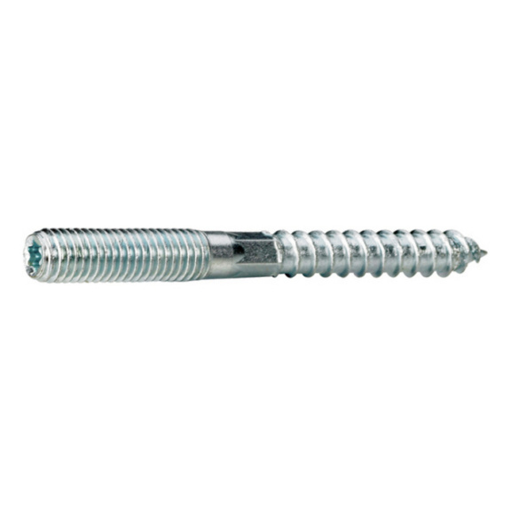 Stud screw, zinc-electroplated