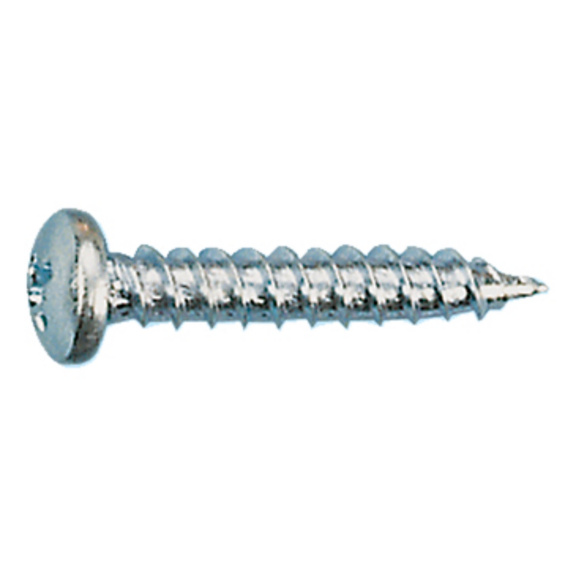 Fix master Sheet metal screw, cylinder head, zinc-electroplated (finish screw) - S/T SCREW PAN PHIL 3,9X11 ZINC PL