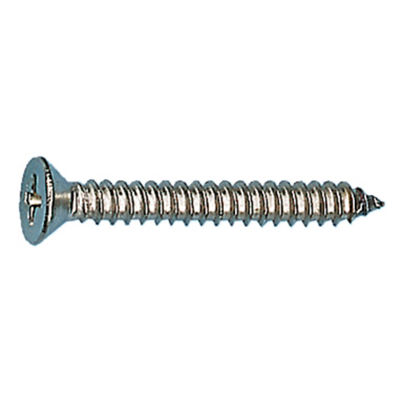 Tapping screw, countersunk head, PZ - DIN 7982 A4 PZ 4,8X25