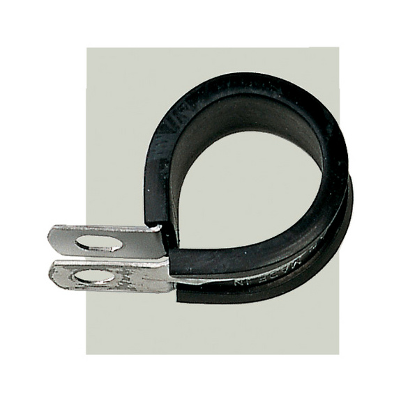  - PIPE CLAMP WITH RUBBER 32MM/W15/DM8