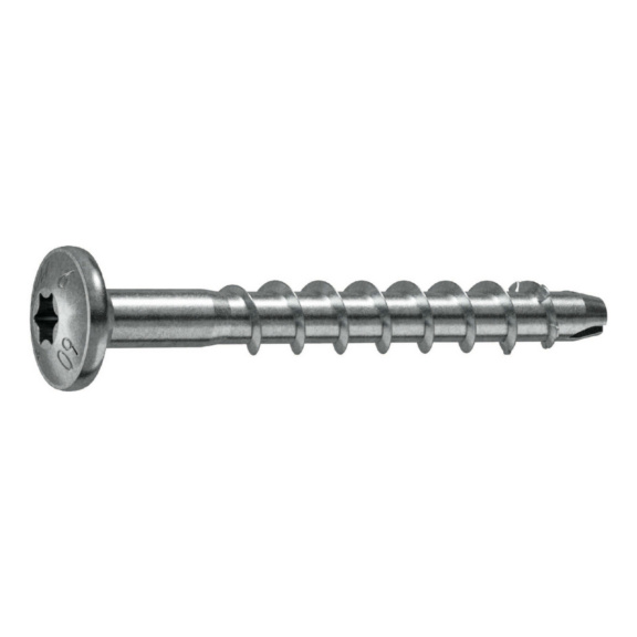 Fix master Toge Screw anchor with round pan head Acid-proof steel A4, TSM-P LT