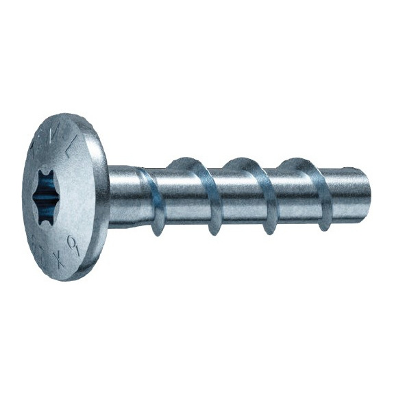 Fix master Toge Screw anchors with wide round pan head Zinc-electroplated, TSM L LP