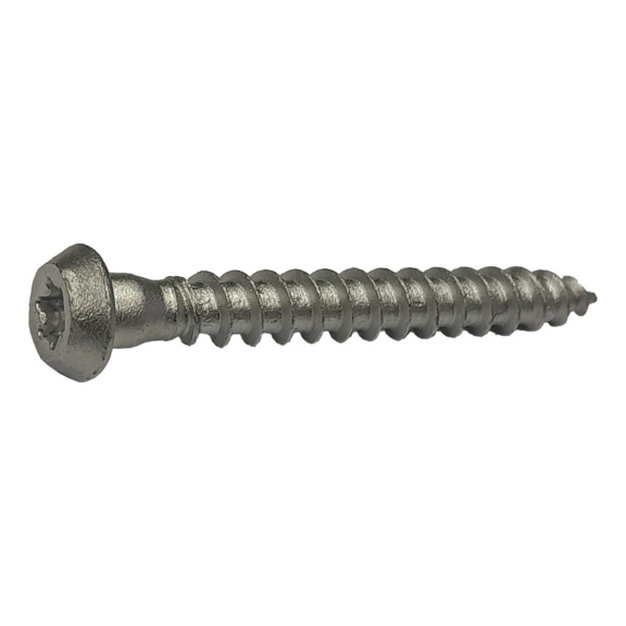 Nailing plate screw, Ruspert-coated, round pan head - TIMBER FIX SCREW RUSP TX20 4,8x50 CUTTER