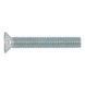 Fix master Slotted screw countersunk head, zinc-electroplated - 1