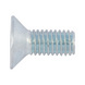 Slotted screw countersunk head, zinc-electroplated - DIN 965 TORX ZN M4X30 - 1