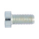 Hexagon screw, flat cylinder head - DIN7984 8.8 ZN M12X40 - 1