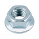 Flanged hex nut - DIN 6923-8 ZN M16 WITHOUT SERRATION - 1