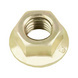 Fix master Flanged hex nut - DIN 6923-8 ZN M4 WITH SERRATION - 1