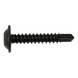 Pan head drilling screw (KFR), PH head with Phillips groove PIAS - SELF DRILLING SCREW 4,2X25 BLACK ZINC PL - 1
