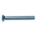 Slotted screw, oval head. suoraura - DIN 964 URARUUVI  A4 M 8 X 80 - 1